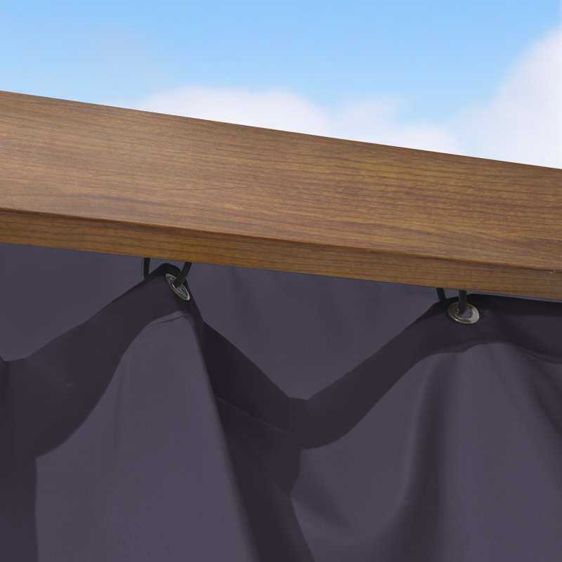 Écran de remplacement pour pergola rétractable mauve, H 82 po x l 49 po, Bleu marine