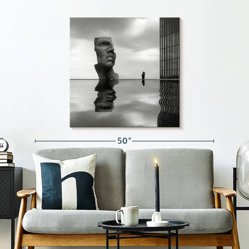 Leisha Face Reflection, 30" H x 30" W