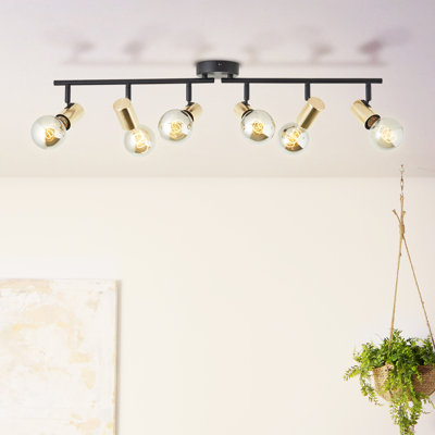 Choquette 6 - Light 76.5Cm Unique/Statement LED Semi Flush Mount