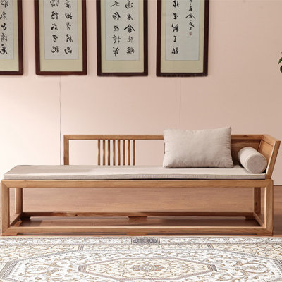 Méridienne simple en bois massif