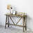  Fawaka 43"W Standard Narrow Farmhouse Solid Wood Console Table,Natural Color-28813931