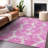 Premium Machine Washable Prisco Pink Rug-1295493000