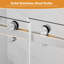 Porte de douche à double porte coulissante sans cadre avec verre trempé transparent de 8 mm-120558917