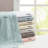 Cotton Waffle Jacquard Antimicrobial Bath Towel 6 Piece Set-2030078529
