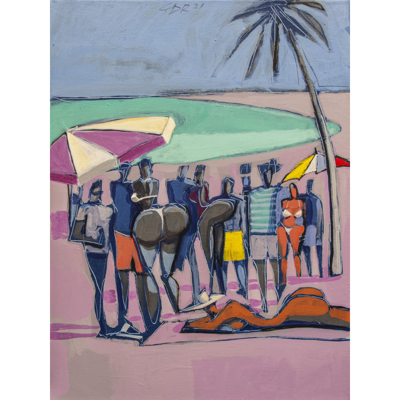 The Playa Viii Print by Carlos Davila Rinaldi, Wrapped Canvas, 32" H x 24" W