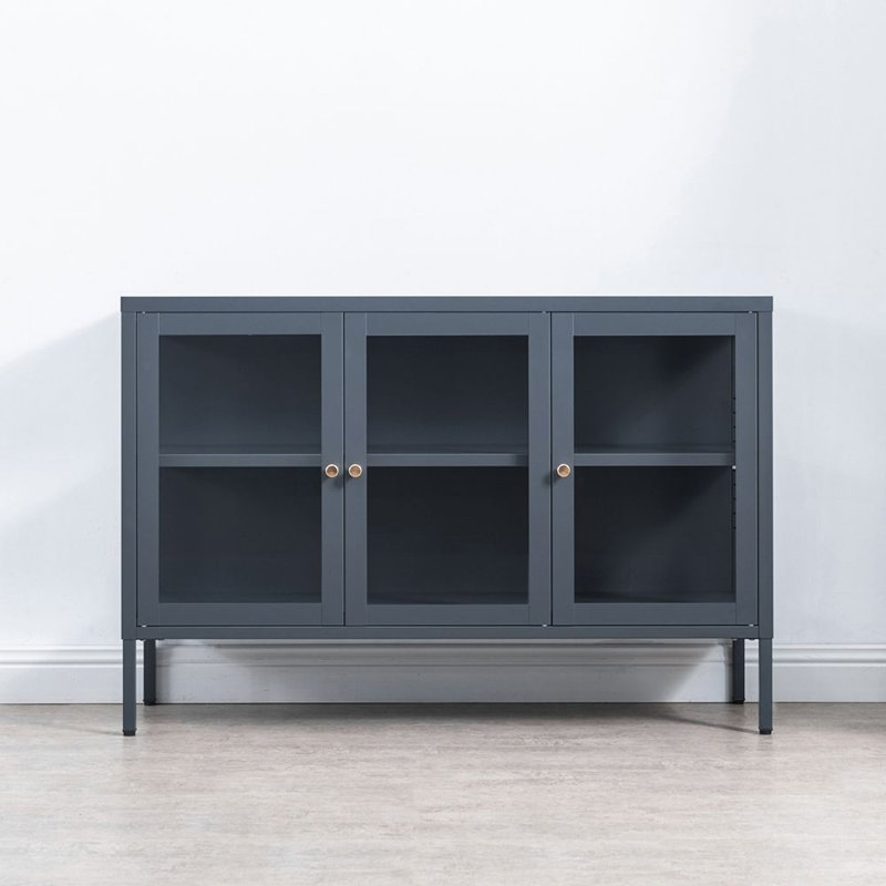 Nuh Steel 105 cm W Display Cabinet