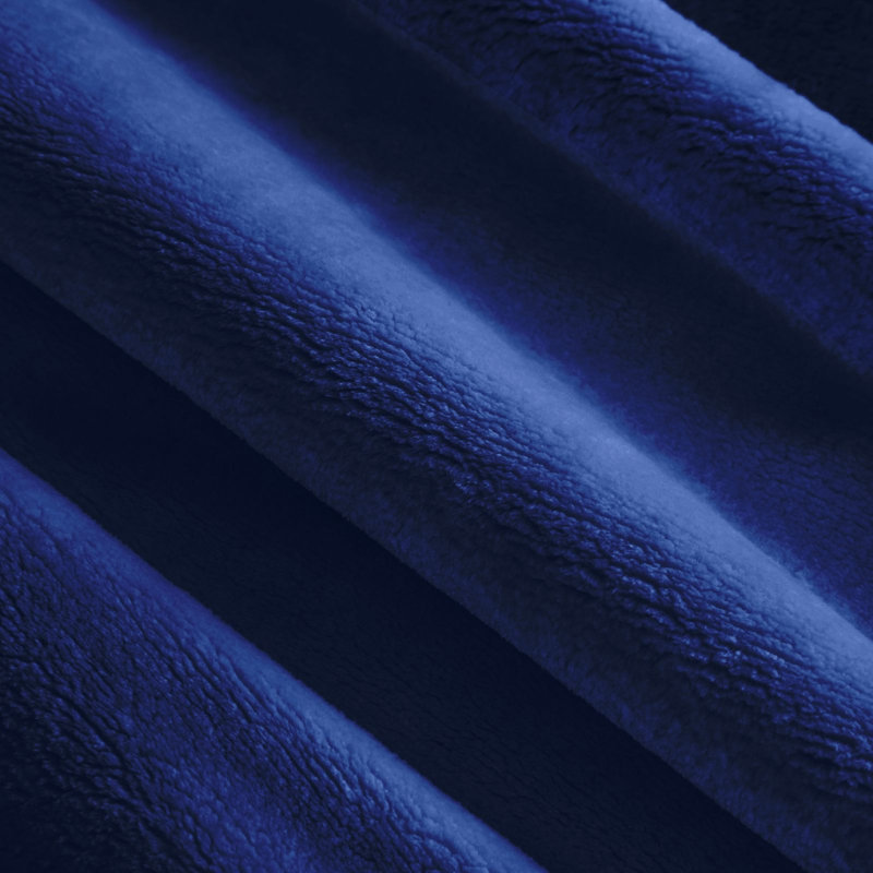 Pierre Cardin Polyester No Pattern Bedspread, W220 x L240cm, Dark Blue