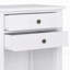 Carlton - Table de chevet - Blanc