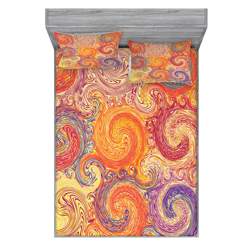 Microfiber Sheet Set, Queen Sheet Set with Fitted Sheet