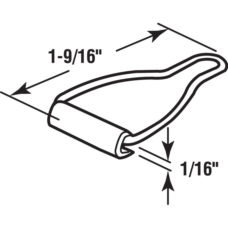 Prime-Line Mill Spline Channel Bail Latch