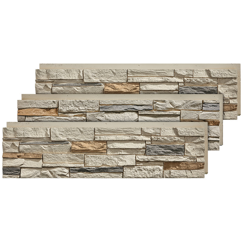 Faux Stone Panel 3.7-22.2 Sq Ft,ealistic Textue,Geat Fo