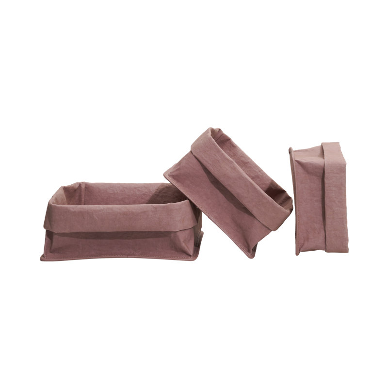 Laundry Sorter, Small (17 cm  x 14.5 cm  x 15  cm), Dusty Rose