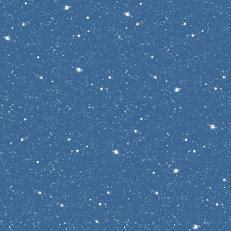 Rouleau de papier peint L 33 pi x l 21 po Tiny Tots 2 Glittery Space Galaxy, Bleu de cobalt