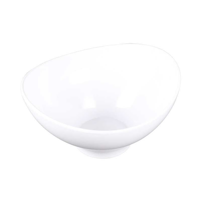 Bol de service en mélamine biologique 128 fl oz., Blanc