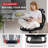 Gaming Chair With Flip-Up Armrest, Video Gaming Chair With Rocking Function, Ergonomic Computer Gaming Chair With High-Density Sponge And Adjustable Height-561962460