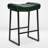 24" Modern Backless Saddle Counter Height Bar Stools With Metal Frame for Kitchen Island-99131686