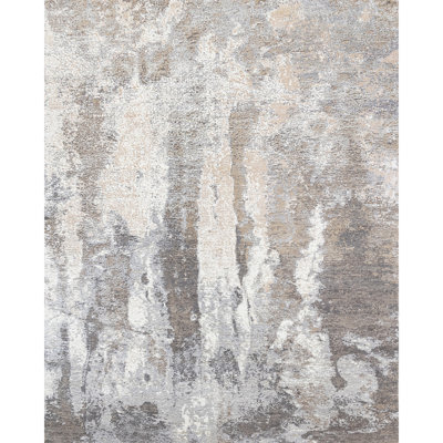 Tapis rectangulaire noué à la main