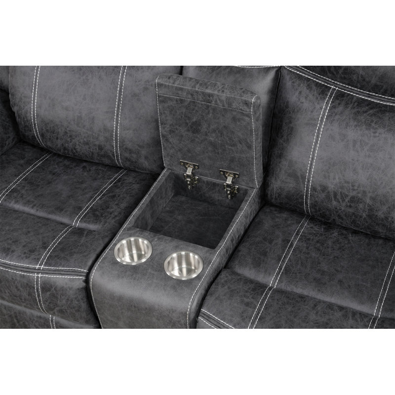 Causeuse en microfibre Zubaida