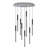 Baileyton 9 - Light Cluster Pendant-1630048567