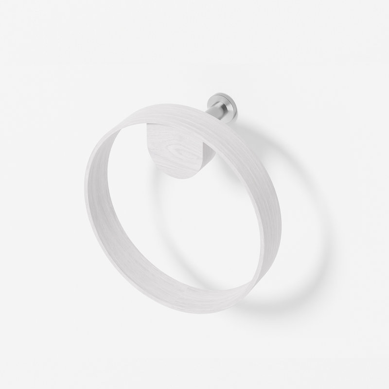 Ring Towel Holder Yoku, Light Grey