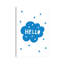 «Hello Bubble Cloud Super Scandi», reproduction d'art textuel-52840156-52840174-52840158