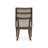 18.75'' H Fabric Upholstered Oak Armchair