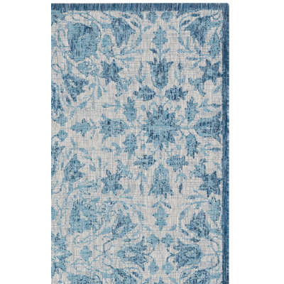 Tapis d'intérieur / extérieur à motif floral Puchta