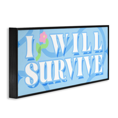Groovy I Will Survive Framed Giclee, design by Lil' Rue