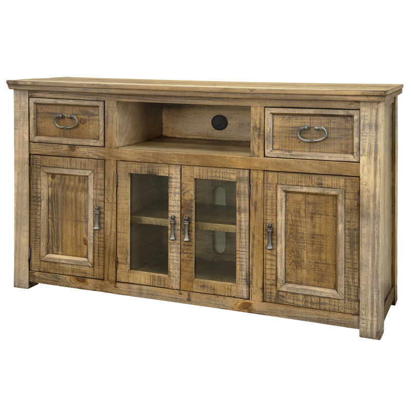 Meuble télé 60 po avec 2 tiroirs et 4 portes Montana