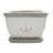 Brentwood Ceramic Planter with Saucer