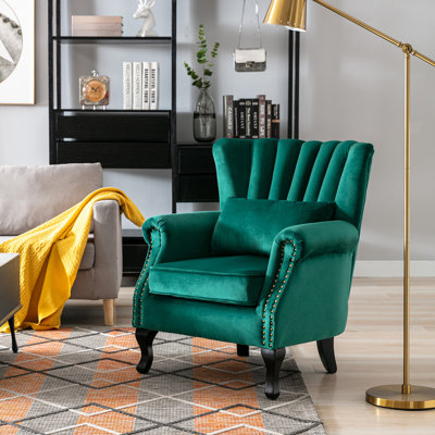 Dorava Velvet Accent Chair