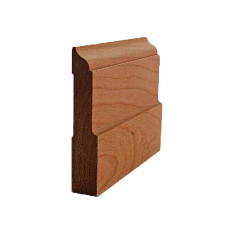 EWBB31 Colonial 3-3/4" Tall x 3/4" Baseboard Moulding. Unfinished, Cherry