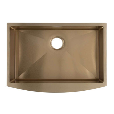 33'' L Single Bowl Stainless Steel Kitchen Sink