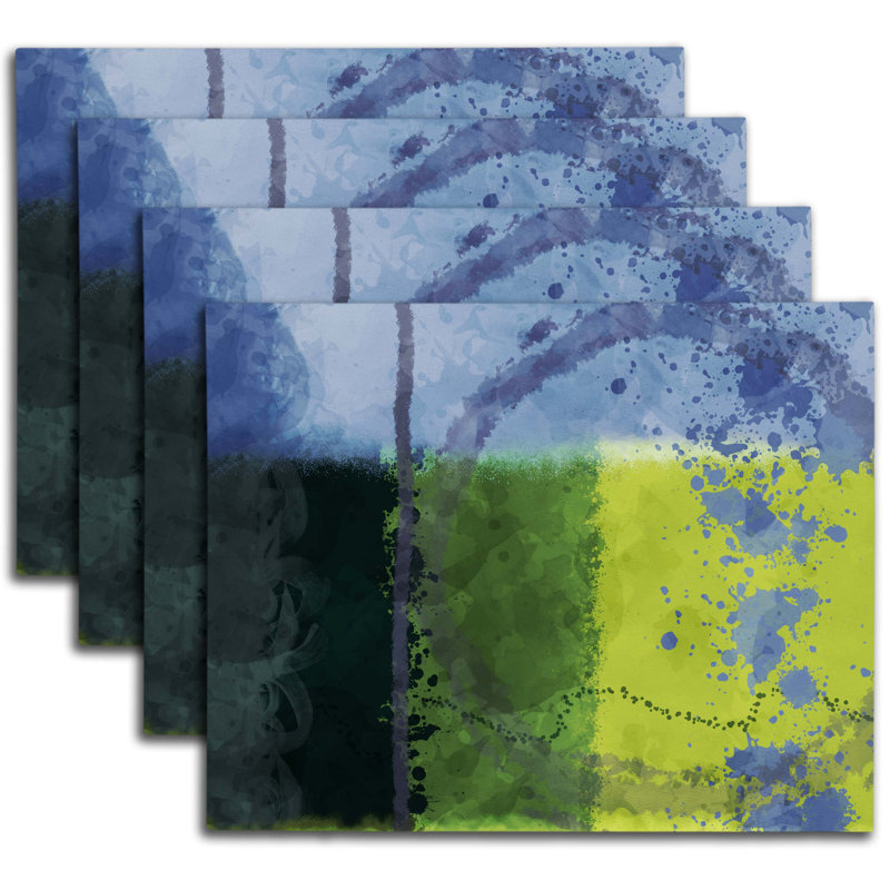 Napperon abstrait en polyester