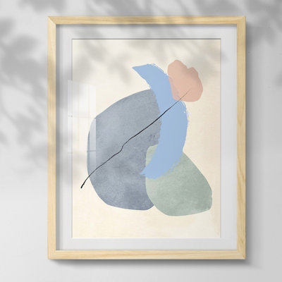 Pastel Assemblage II - reproduction de cadre photo simple