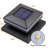 Maggift Solar Post Cap Lights Outdoor Fence Deck Patio Led Waterproof Modern Design - Black, 6 Pack, Warm White Light