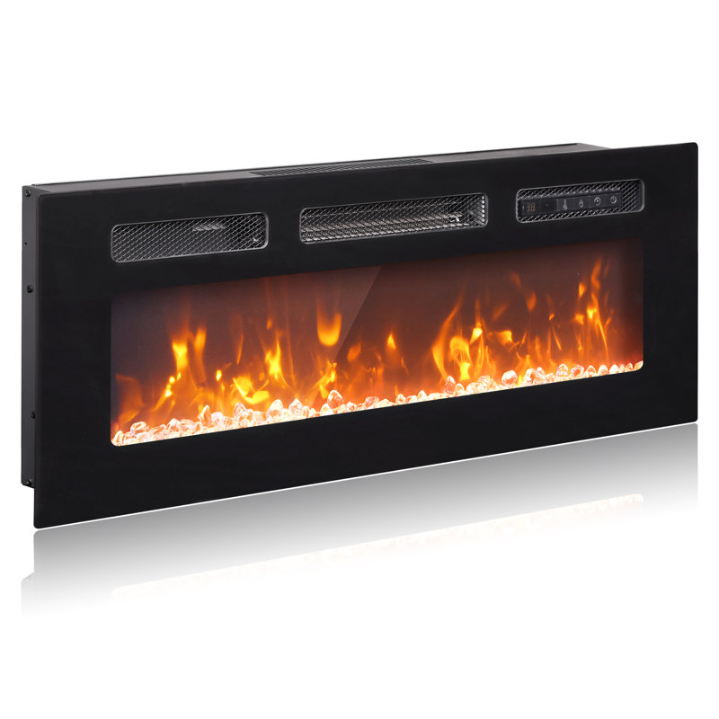 36 Inch Fireplace With Remote & Panel Control