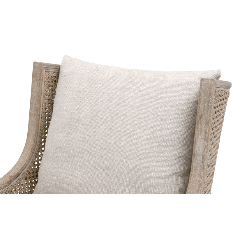 Domenic Upholstered Armchair, Bisque