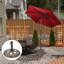 11kg Cast Iron Free Standing Umbrella Base