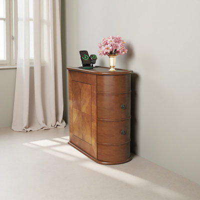 Table de bout avec station de charge, table d'appoint avec tiroirs, aucun assemblage requis