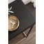 Table d'appoint étroite en bois et métal Karlsen