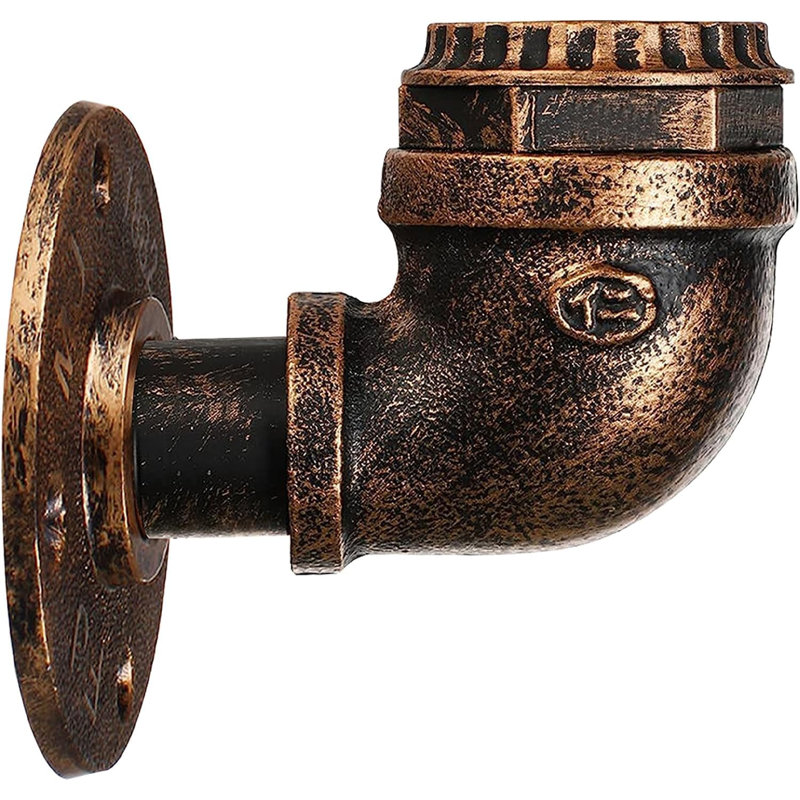 Armed Sconce, Brushed Copper
