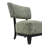 Green Finish 1Pc Accent Chair Armless Design And Angled Design Tapered Legs Primary Living Room-912072114