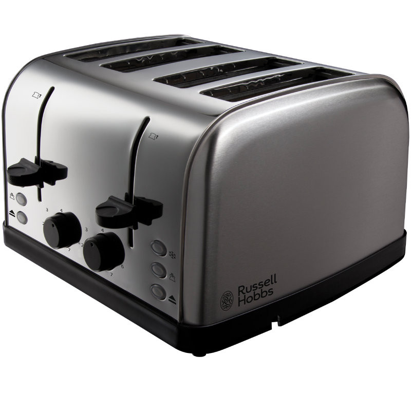 Russell Hobbs Futura 4 Slice Stainless Steel Toaster