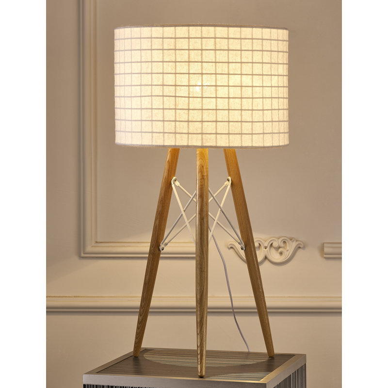 Lampe de table beige 21 "