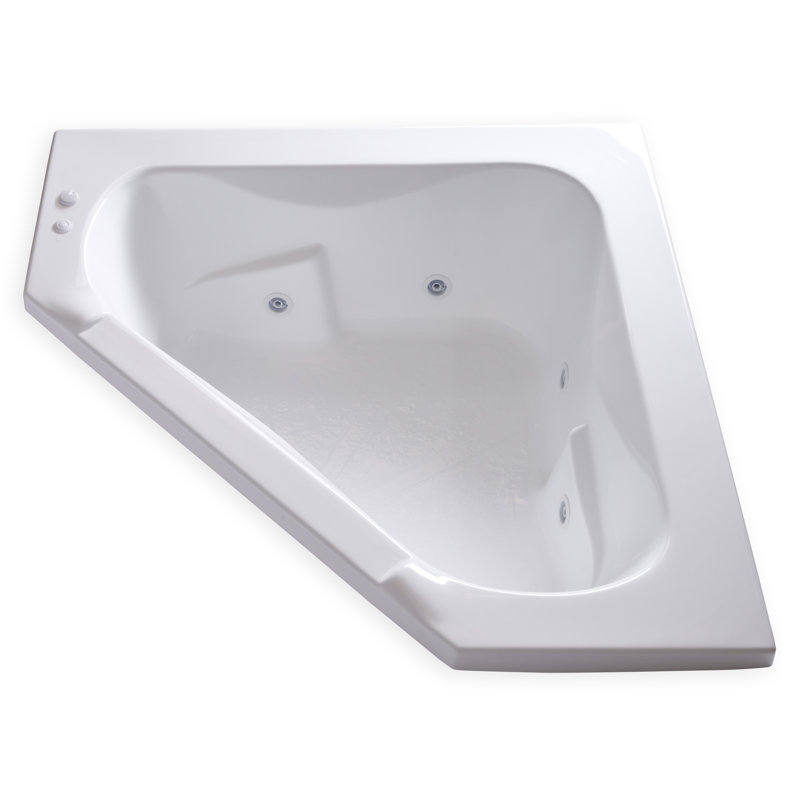 60'' x 60'' Whirlpool Acrylic Bathtub