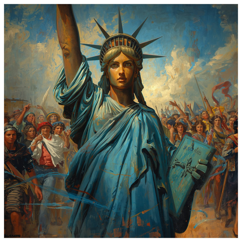 Tapis de bain Statue of Liberty, 34in W x 21in L