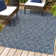 Bri Moroccan Trellis Navy/Light Gray Indoor/Outdoor Rug