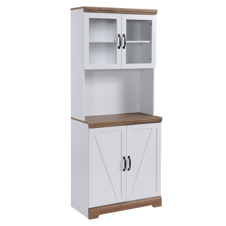  HOMCOM 70.75 Farmhouse Tall Kitchen Pantry Storage