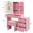 Pink Dressing Table Set